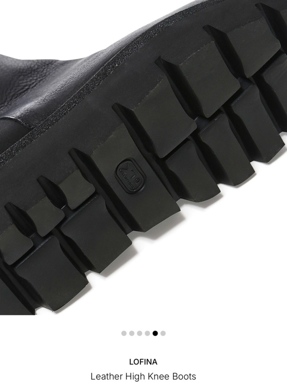 Minimalist Black Over-the-Knee Platform Boots - Picture 5 of 10